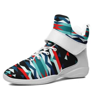 Visions of Peaceful Nights Ipottaa Basketball / Sport High Top Shoes - White Sole