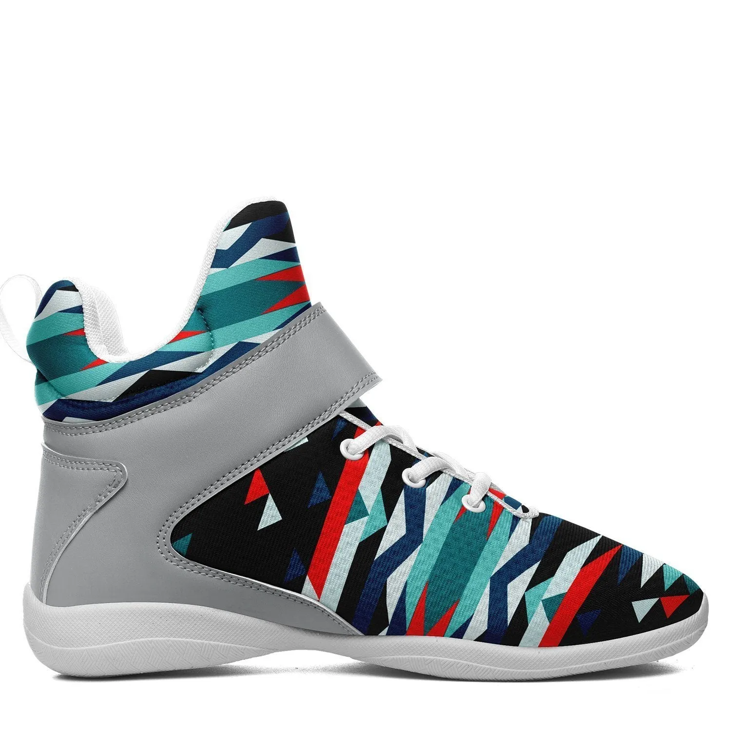 Visions of Peaceful Nights Ipottaa Basketball / Sport High Top Shoes - White Sole