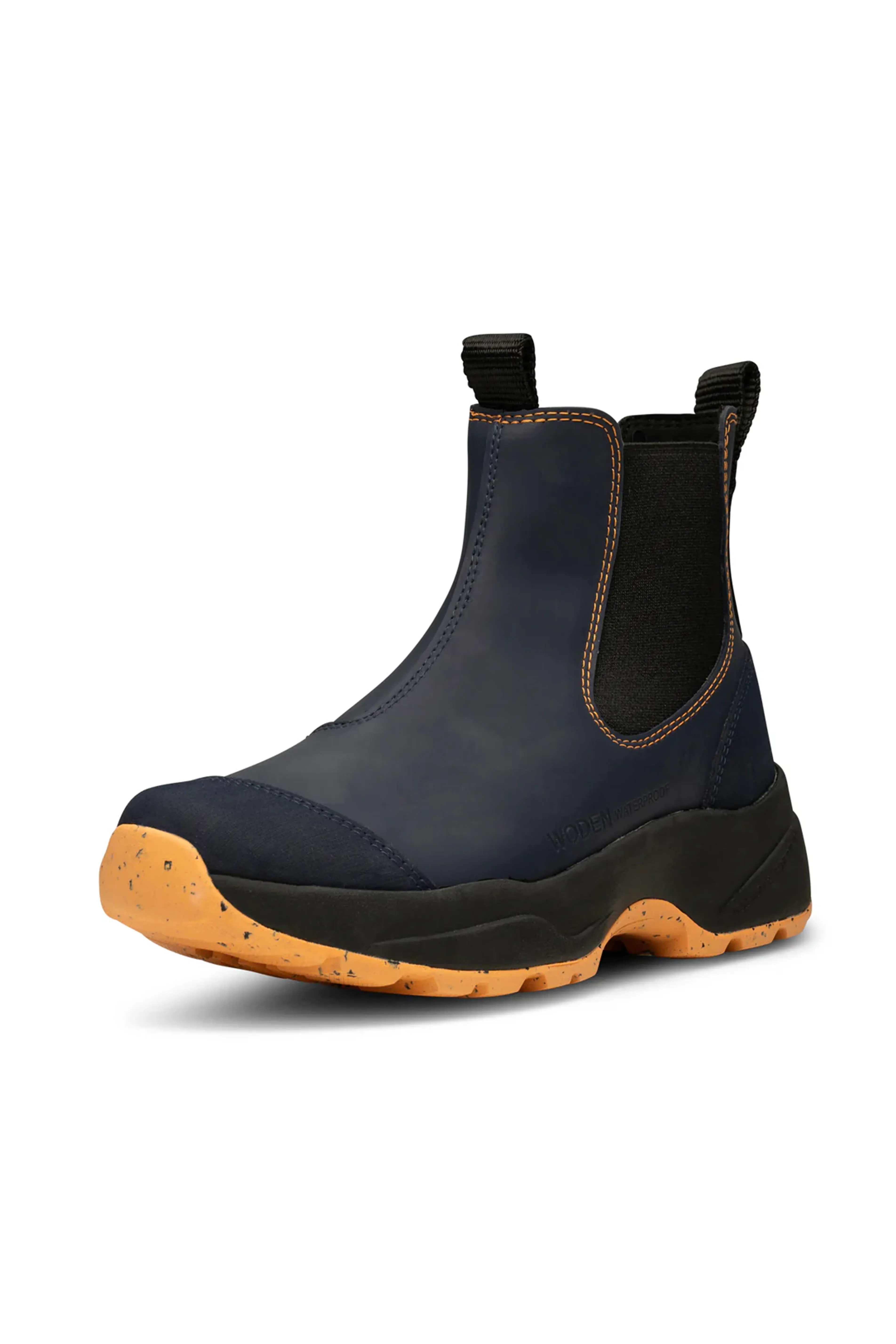 Woden Siri Dark Navy and Paya Waterproof Boot