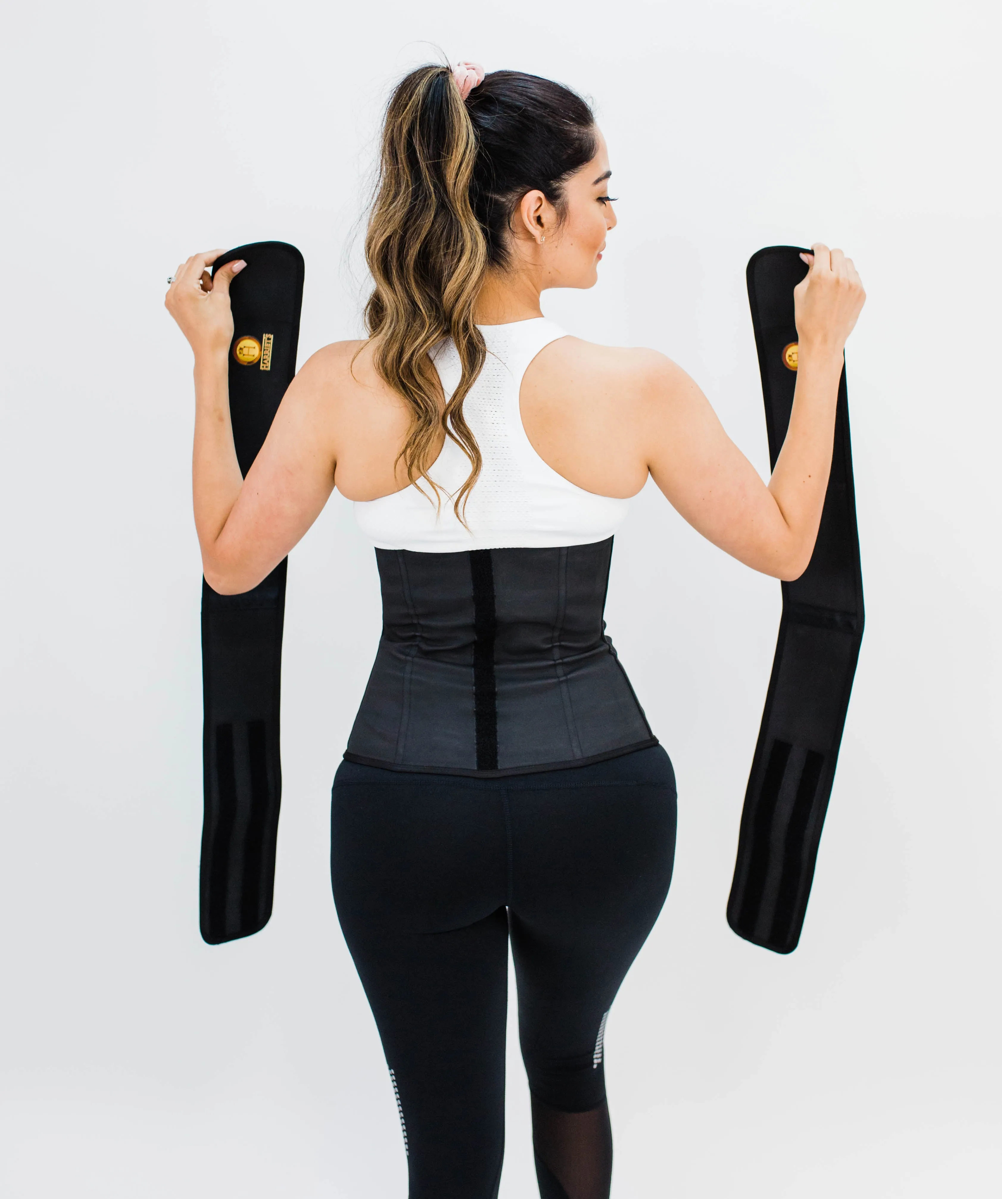 ZIP UP & DETACHABLE Double Compression/ Multi Purpose Waist TRAINER