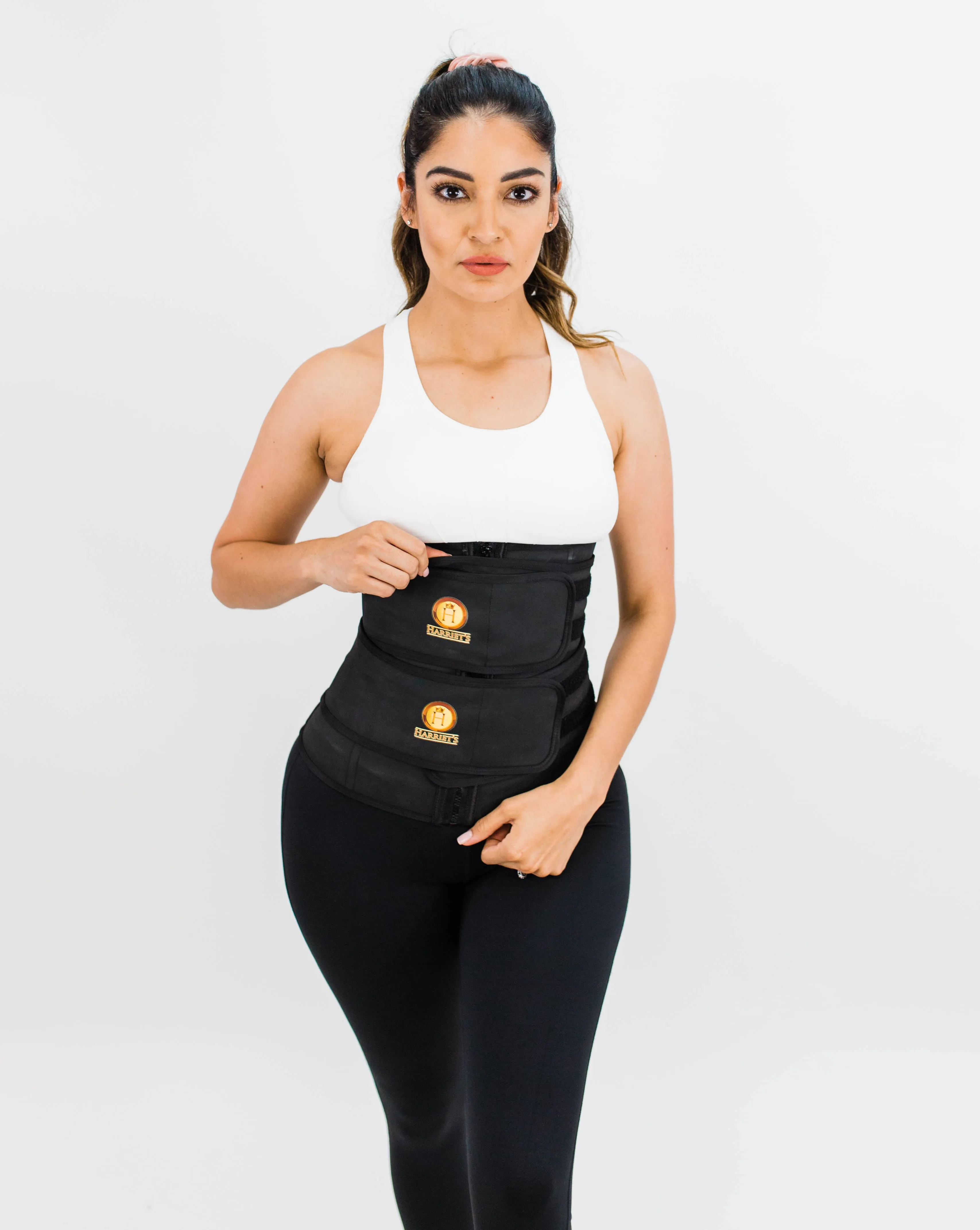 ZIP UP & DETACHABLE Double Compression/ Multi Purpose Waist TRAINER