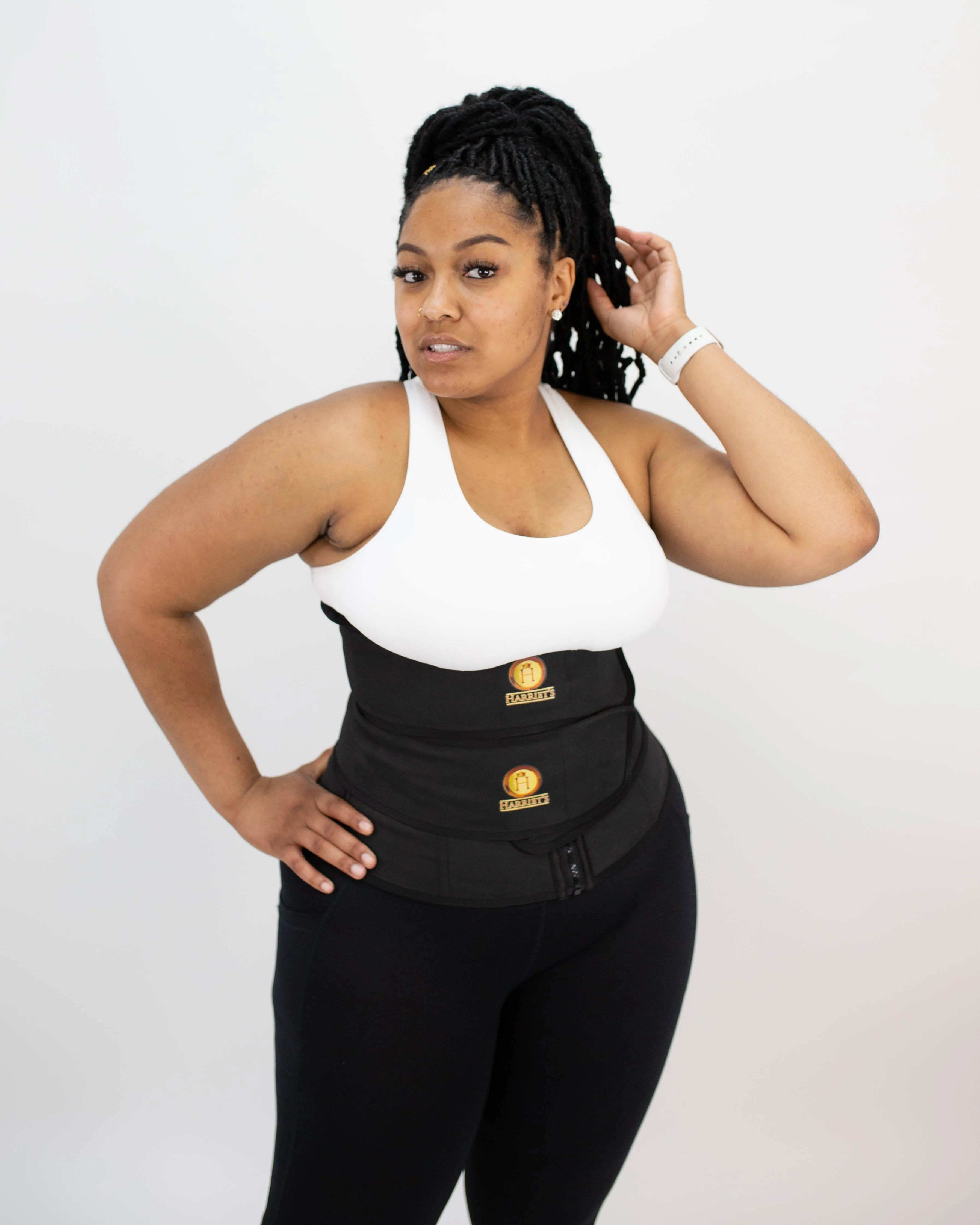 ZIP UP & DETACHABLE Double Compression/ Multi Purpose Waist TRAINER