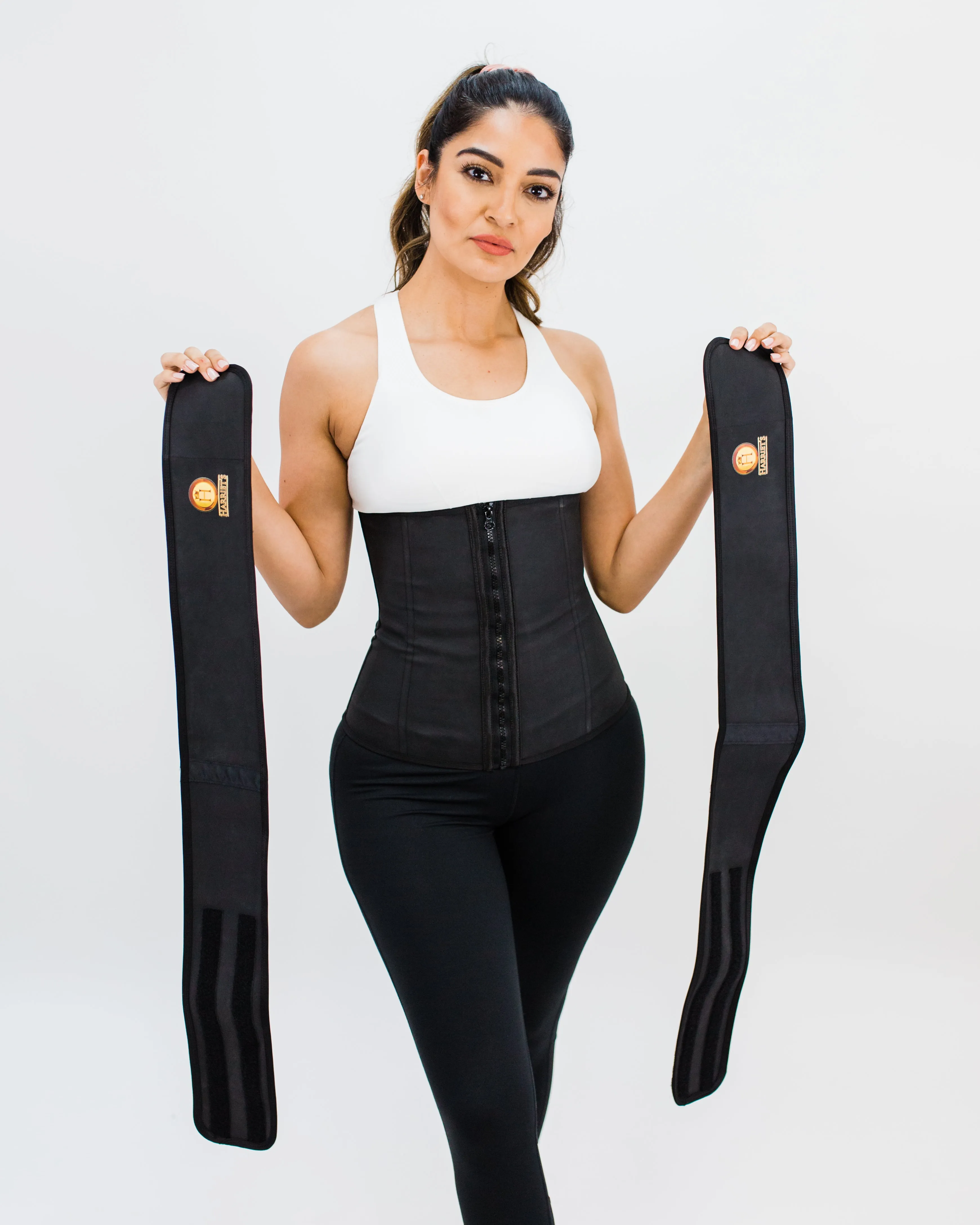 ZIP UP & DETACHABLE Double Compression/ Multi Purpose Waist TRAINER